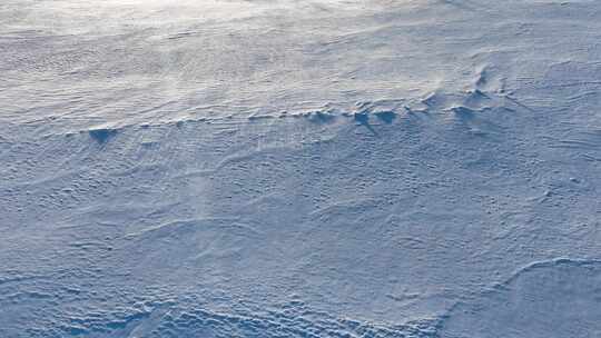 雪地白毛风视频素材模板下载