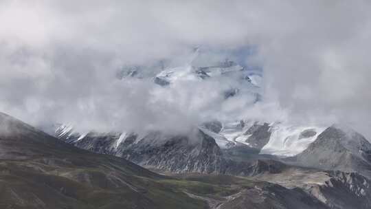 世界第六高峰卓奥友峰航拍