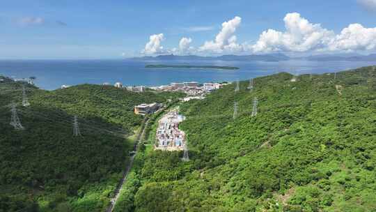 深圳大鹏新区葵涌、大鹏湾金沙湾航拍