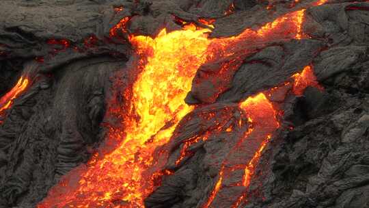 Fagradalsfjall火山，冰岛，