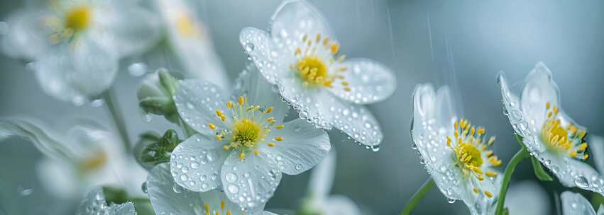 春暖花开  春天雨水 宽屏