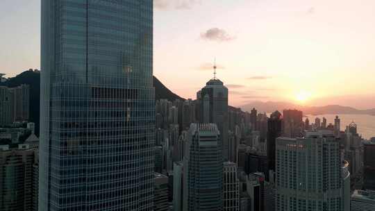 香港对中国城市或香港城市大都会城市景观的