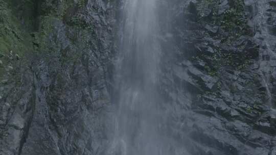 浙江泰顺县乌岩岭山涧流水慢镜头