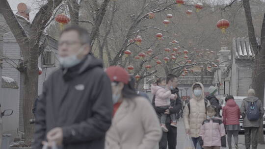 北京冬天 胡同空镜 北京生活