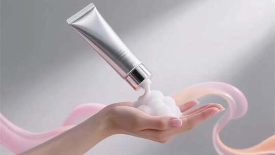 洗面奶 洁面乳广告素材