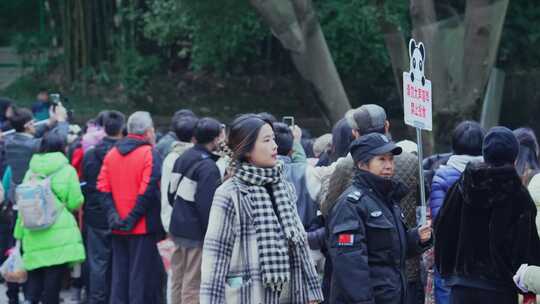 动物园游客