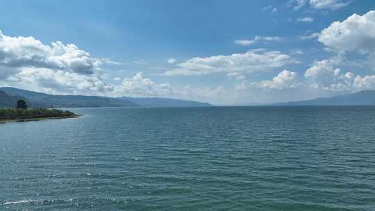 云南昆明抚仙湖地标建筑风景