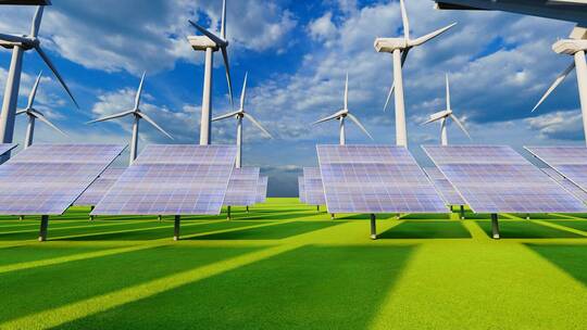 新能源光伏太阳能面板