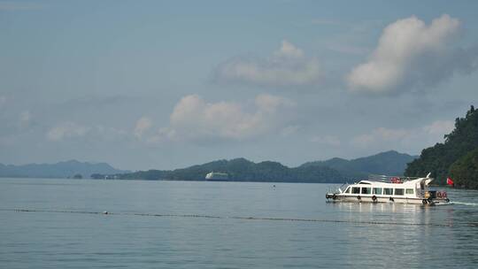 浙江千岛湖的超美景观视频素材模板下载