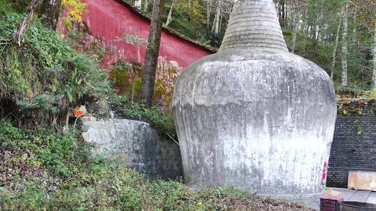 五台山普化寺禅院早上风景