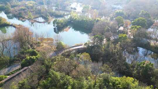 杭州市西湖区西溪湿地美景风景视频素材