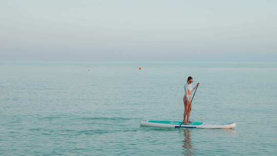 充气，海滩，Sup，海