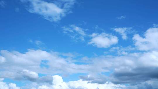 蓝天白云延时天空多云唯美天空小清新云朵