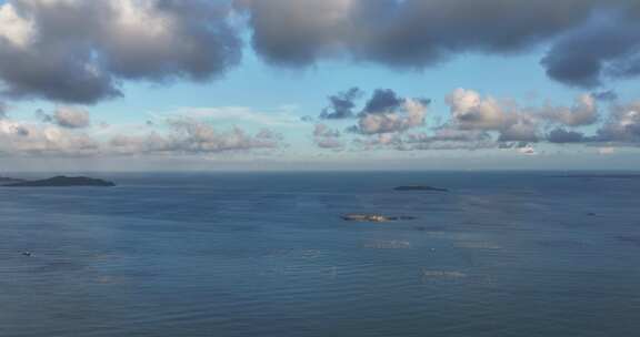 福建平潭海岛航拍空镜