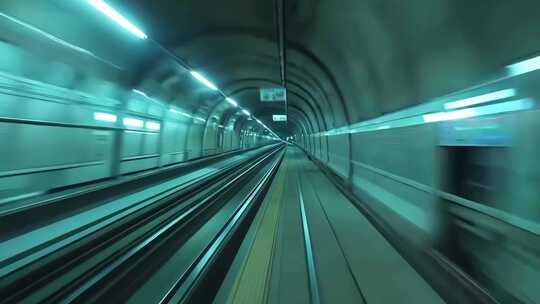 地铁隧道穿越穿梭