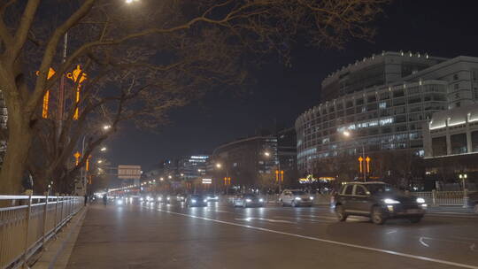 车流空镜 城市夜景车流视频素材模板下载