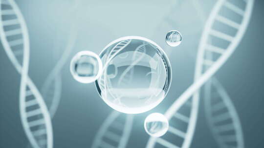 DNA螺旋结构动画