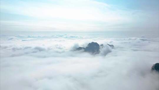 黄山壮观云海航拍延时风景视频素材唯美自然视频素材模板下载