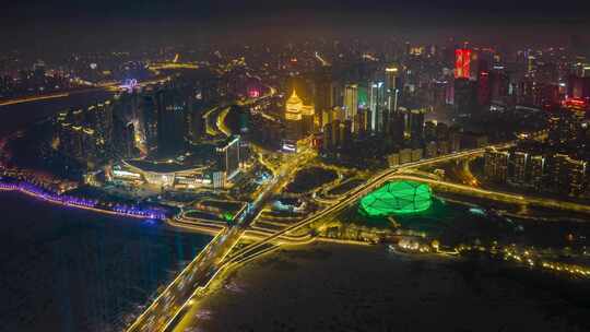 辽宁沈阳盛京大剧院夜晚