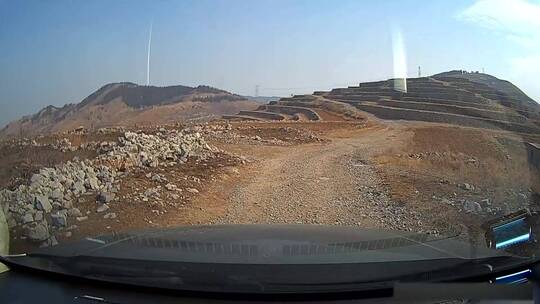 淄博马棚村空中草原盘山路（行车记录仪拍摄