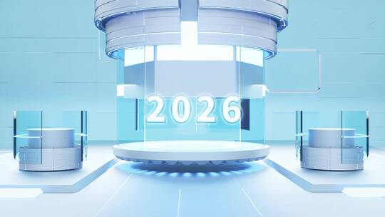 2026实验室科技感三维场景