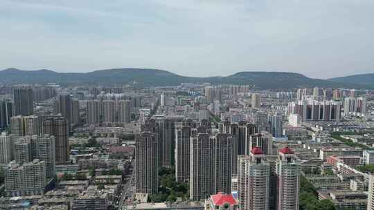 航拍平顶山建设平顶山大景