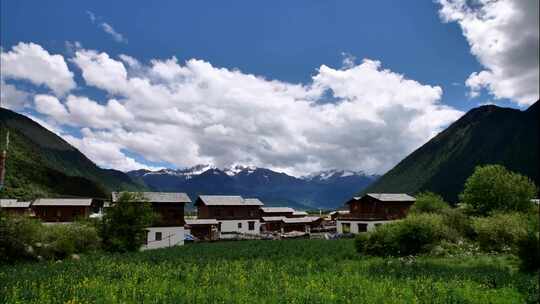 西藏高原雪山延时