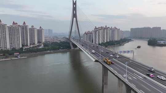 广州番禺区东沙桥航拍