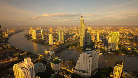泰国曼谷黎明时分