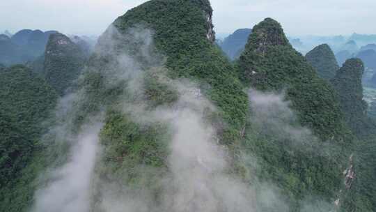 广西桂林遇龙河风景区风光