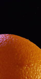 2K竖屏高速摄影橙子刨皮大特写