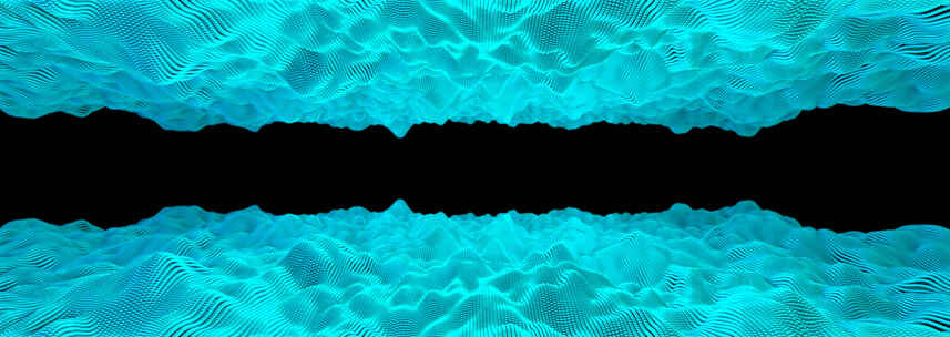 粒子波浪B 2科技感 抽象背景 抽象艺术
