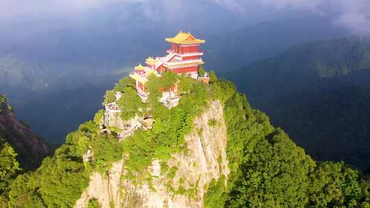 南五台山 钟南山 秦岭 云海 日出 云彩 蓝天