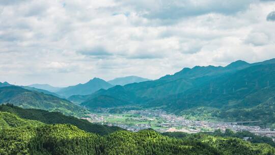 航拍湖南雪峰山自然风光自然地理4k超清