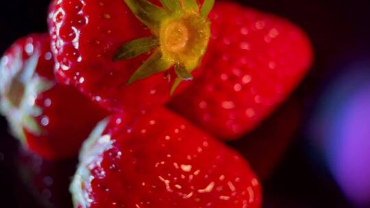 【镜头合集】新鲜水果冬季草莓