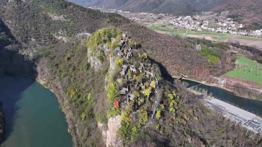 湖北襄阳南漳春秋寨古城遗址风景