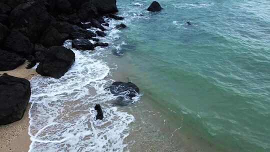 自然风光大海海水海浪视频