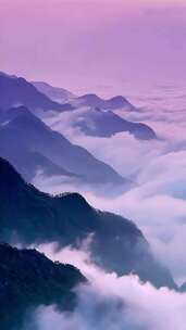 山间云海自然风光素材
