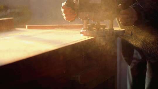 木头加工切割扬起的木屑工厂