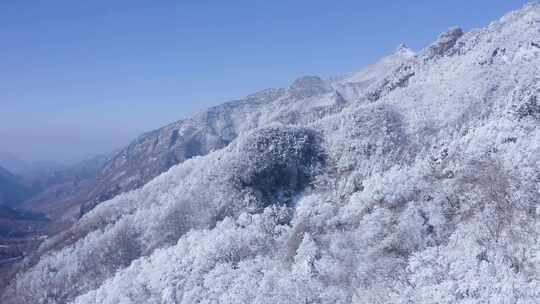 秦岭分水岭  冰雪世界