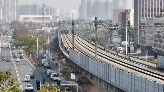 长沙城际铁路航拍