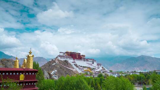 布达拉宫春天延时（8k）