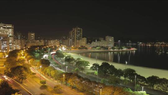 城市的夜景