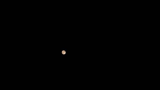 月亮运动轨迹4K实拍 航拍