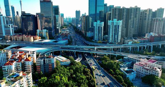 广州中山一立交桥2022年最新航拍