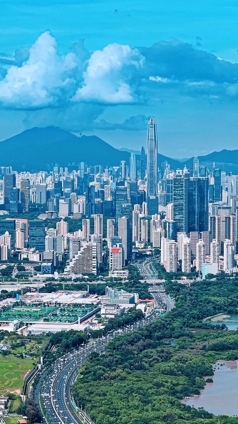 深圳航拍竖屏竖拍