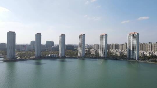 上海市闵行区兰香湖4K航拍全景
