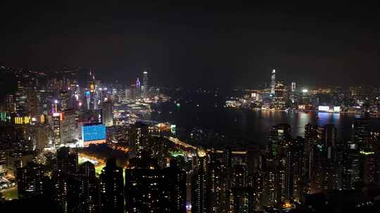 香港夜景航拍