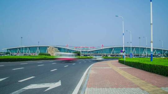 济南遥墙国际机场视频素材模板下载