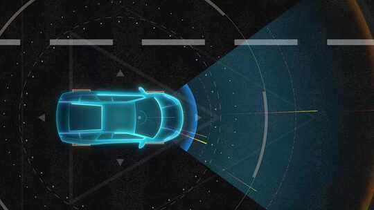 汽车雷达无线电探测波